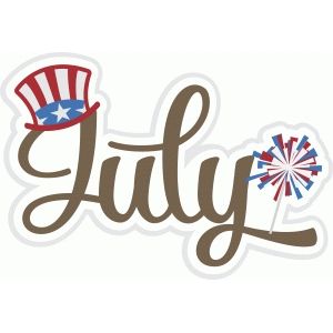 Summer Clipart July Clipart USA Flag 