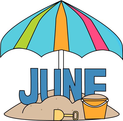 June Clipart Free Month Clip Art | Month of June at the Beach Clip Art 