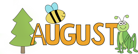 August Clipart August Bee 