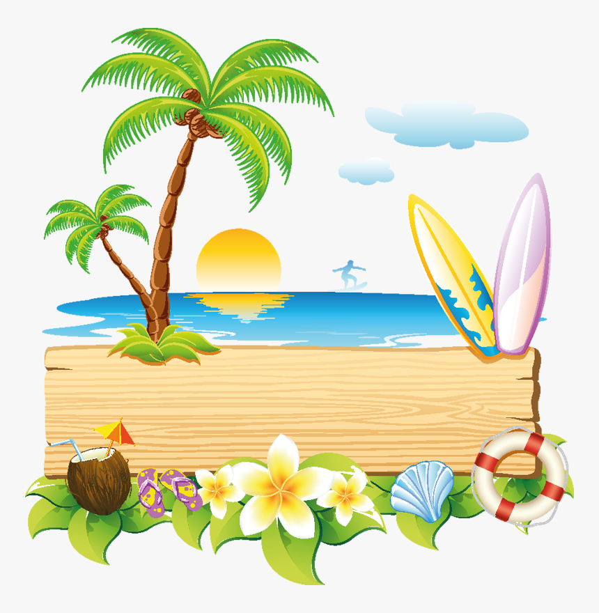 Summer Clipart Vacation Beach Png Transparent Image - Summer Clipart, Png ... 