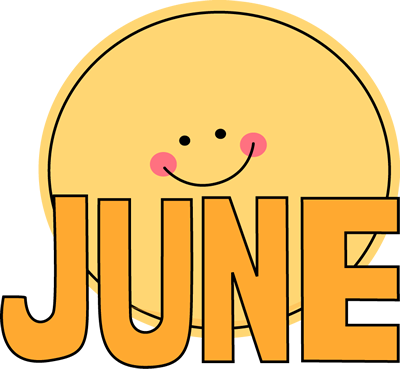 June Clipart Month of June Sun Clip Art 